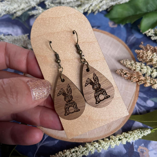 Hip Hop Bunny Earrings