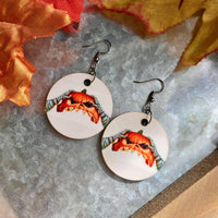 Jack-O-Lantern and Mummy Earrings