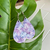 Lilac Wood Earrings